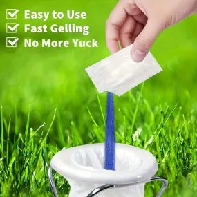 10pcs Poo Urine Powder Safe & Easy To Use For Portable Toilet Eco Absorbent Gel For Outdoor Recreation And Home Emergency Toilet Waste Gelling And Deodorizing Powder for patient