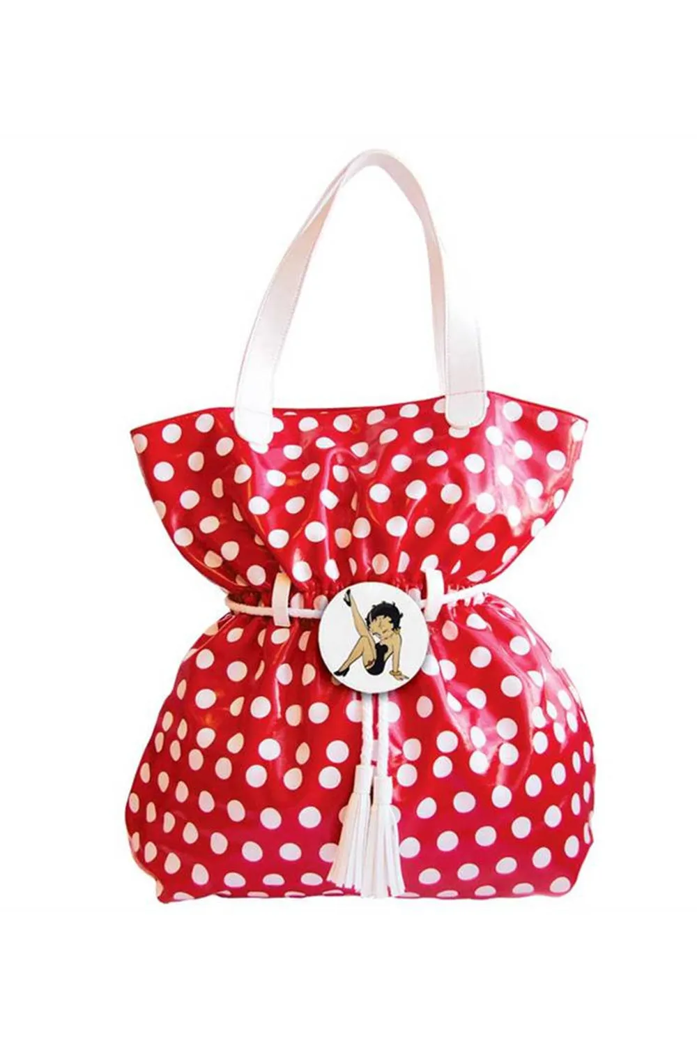 Betty Red Polka Dot Beach Bag/Betty Boop Polka Dot Deluxe Beach bag