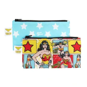 Bumkins Reusable Snack Bag - Twin Pack Wonder Woman