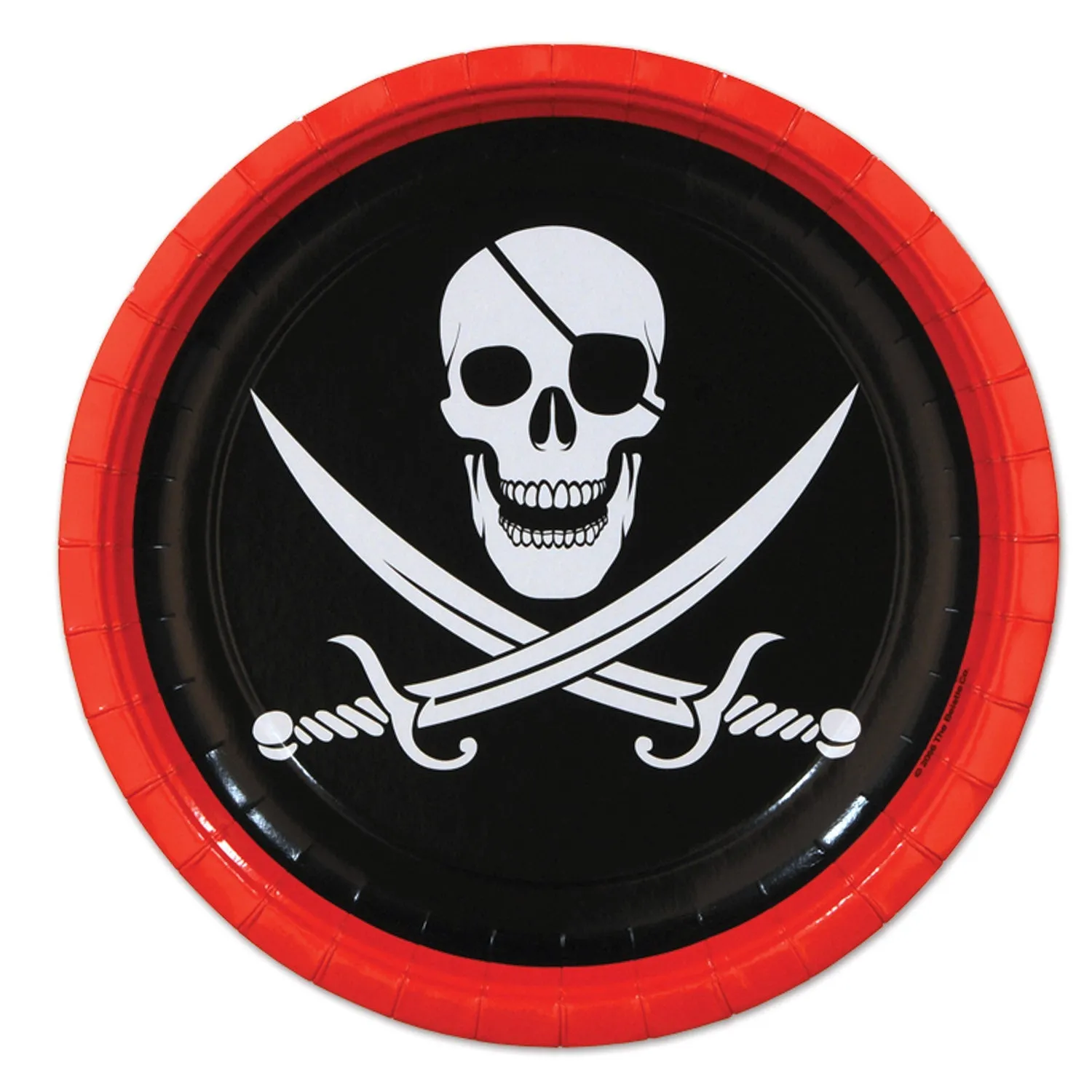 Classic Pirate Paper Plates 9" | 8 ct