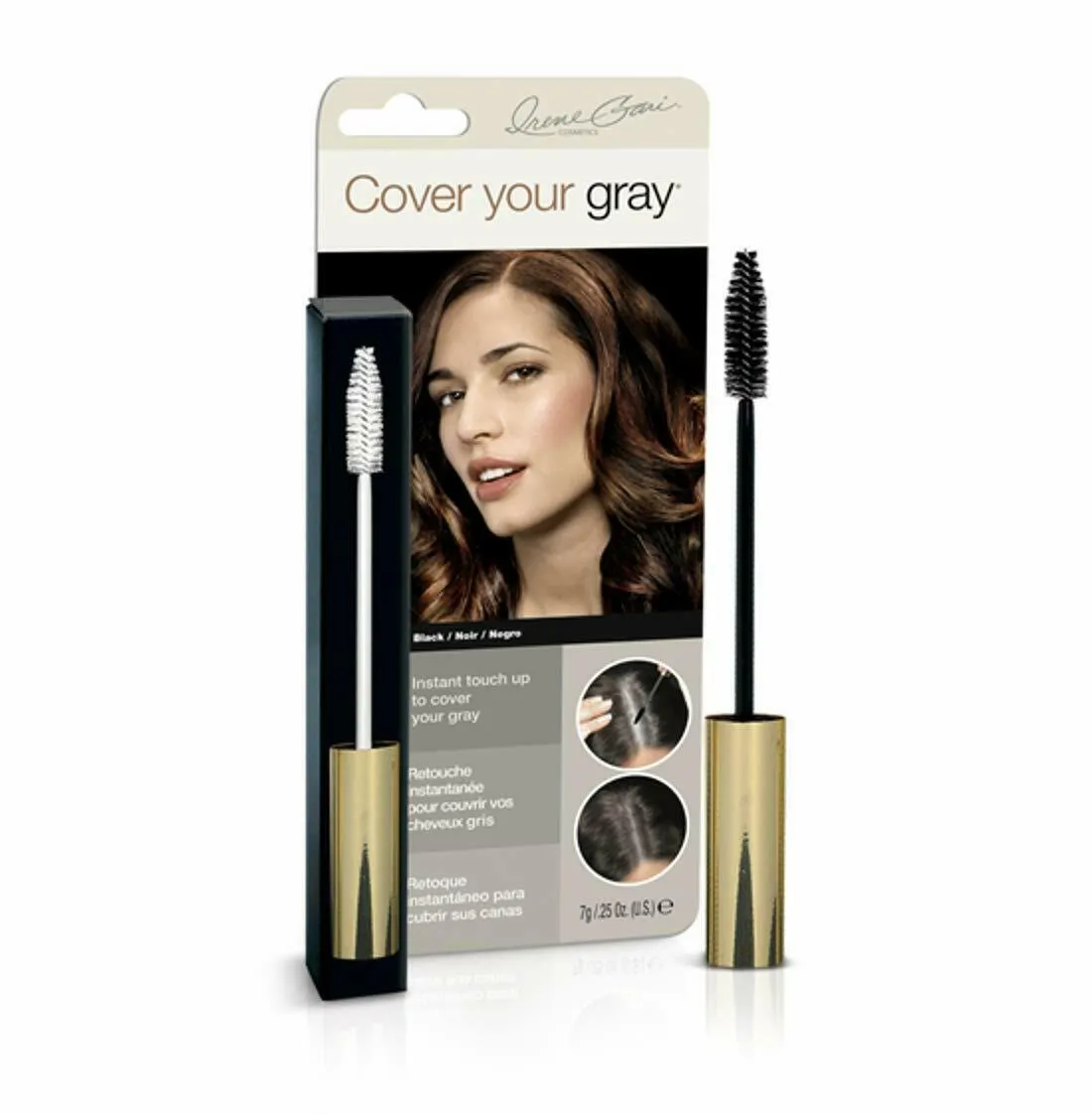 Cover Your Gray Brush-In Wand - Black (3-PACK)