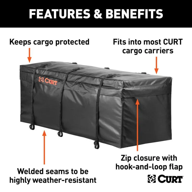 CURT Weather-Resistant Vinyl Cargo Bag | 346L