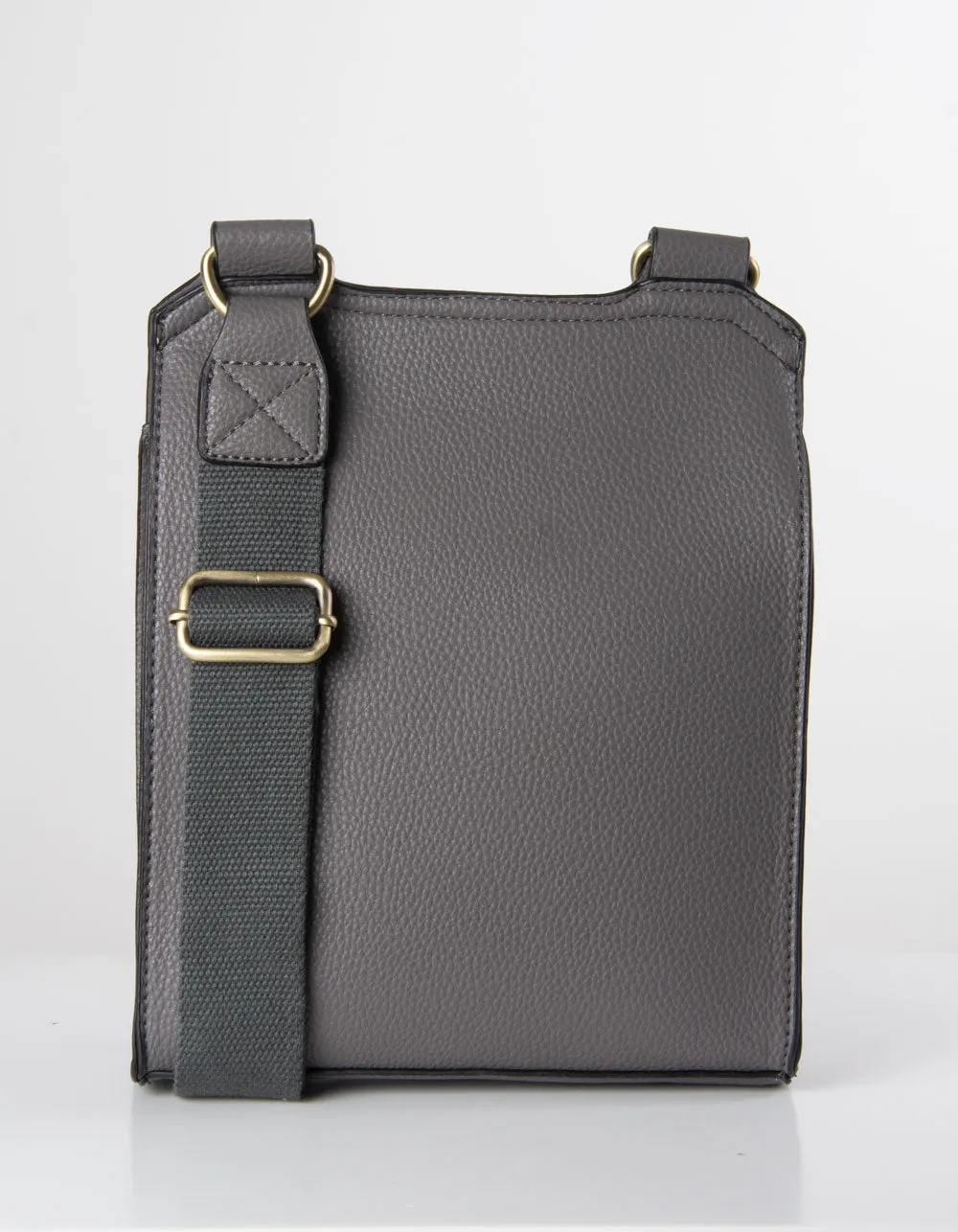 Dark Grey Messenger Bag