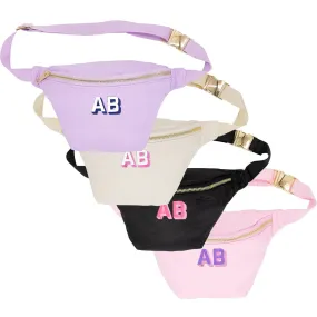 Initialed Shadow Block Letters Fanny Pack