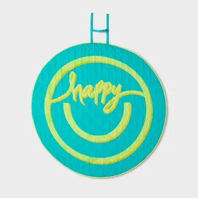 New - Happy Face Picnic Blanket - Sun Squad