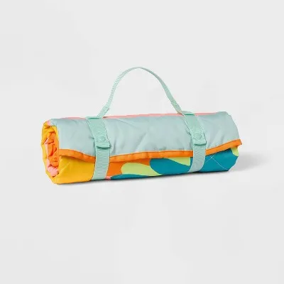 New - Retro Palm Picnic Blanket - Sun Squad