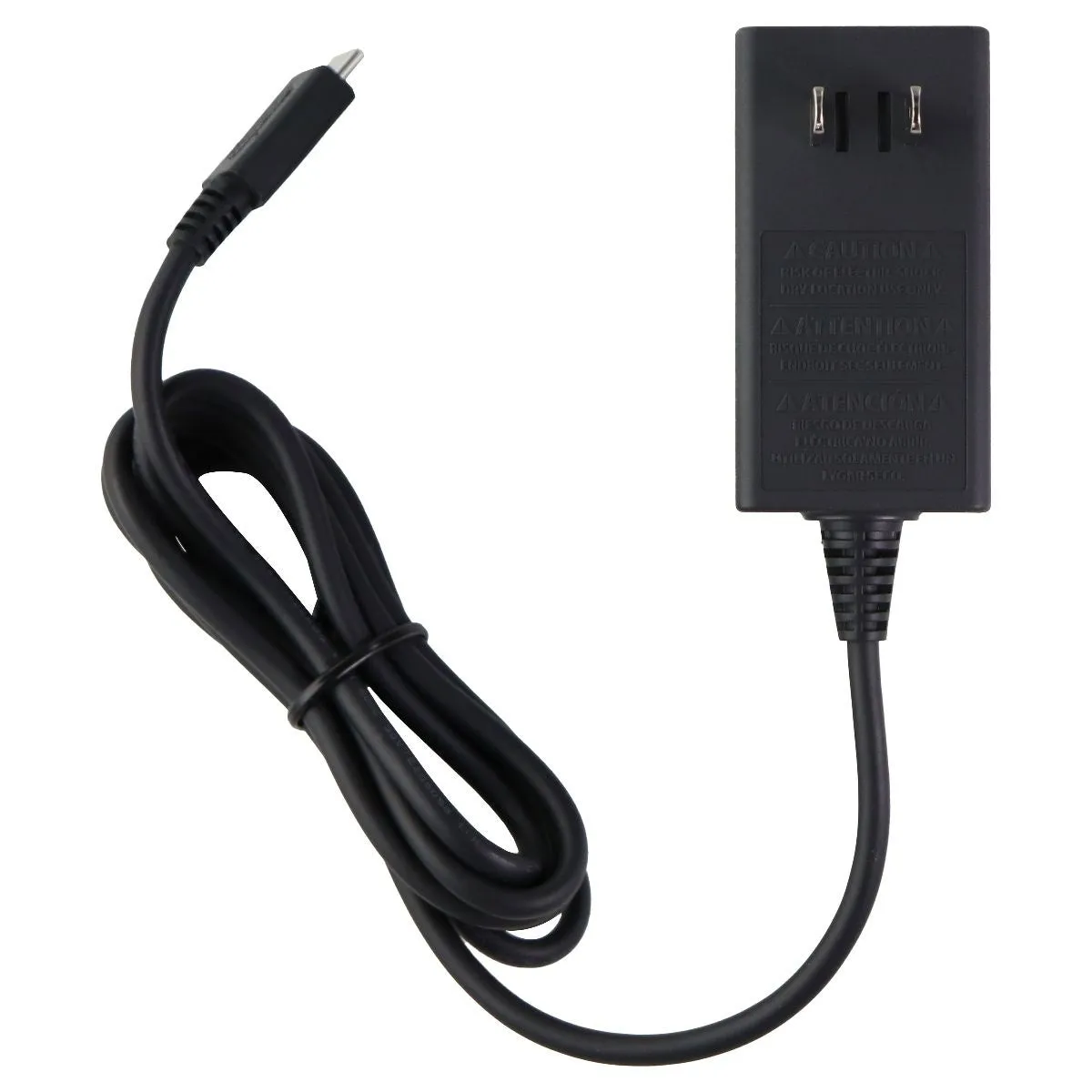 Nintendo Switch AC Adapter Wall Charger USB-C Cable - Black OEM (HACAADHGA)