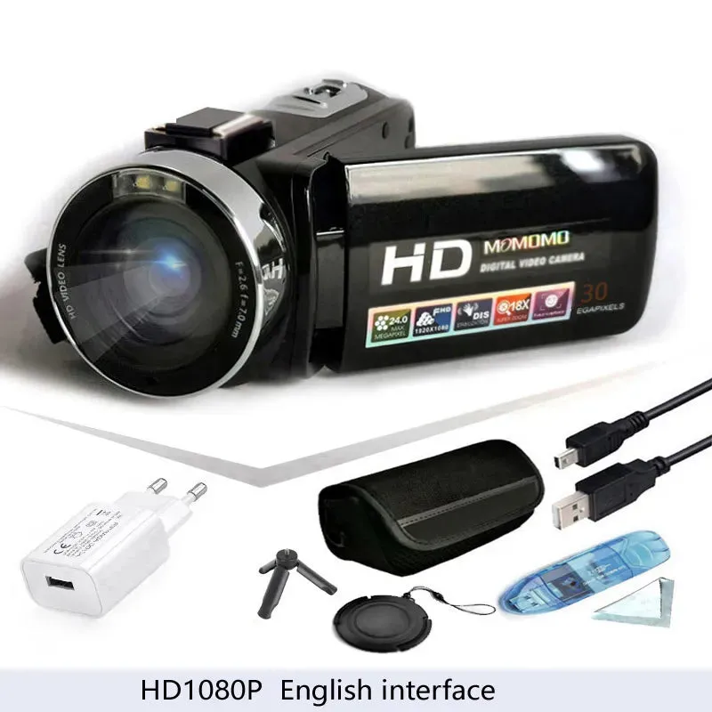 Portable Travel HD Digital Cameras 3.0 inch Screen Video