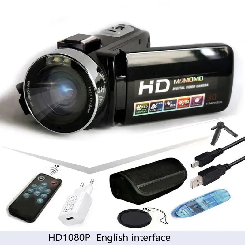 Portable Travel HD Digital Cameras 3.0 inch Screen Video