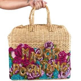 "Major Poontang" Seagrass Picnic Basket