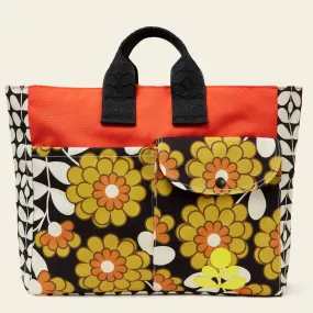 Rhombus Tote - Dahlia Saffron Colour Block