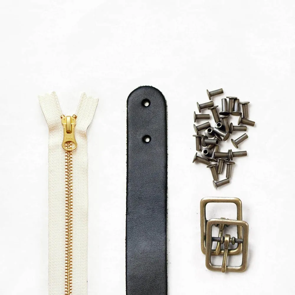 Slabtown - Black Leather   Hardware Kit