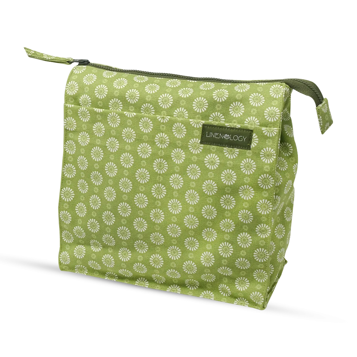 Wash Bag Tall - Geo Lime